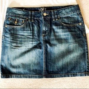 Ann Taylor Loft Denim Skirt